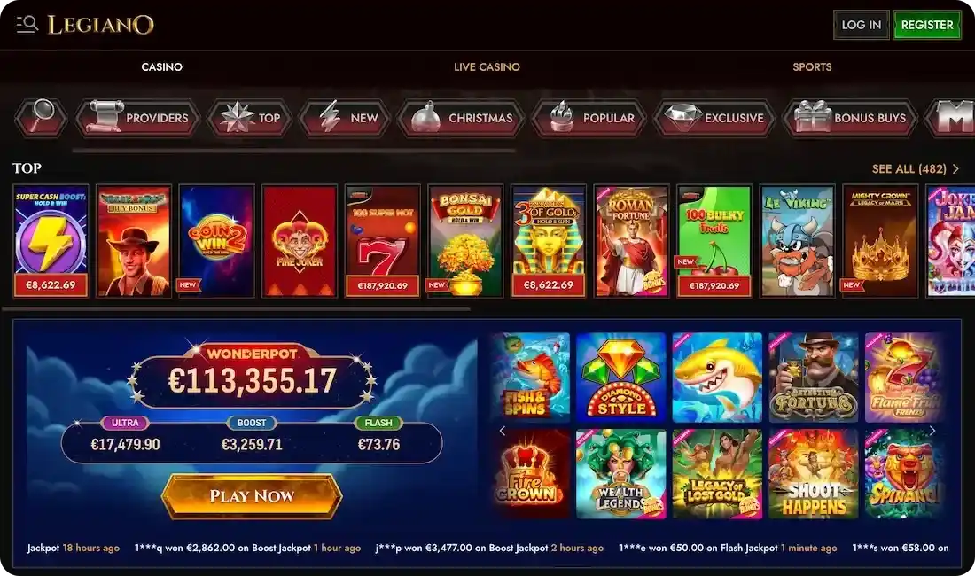 Legiano Casino casino review section 2